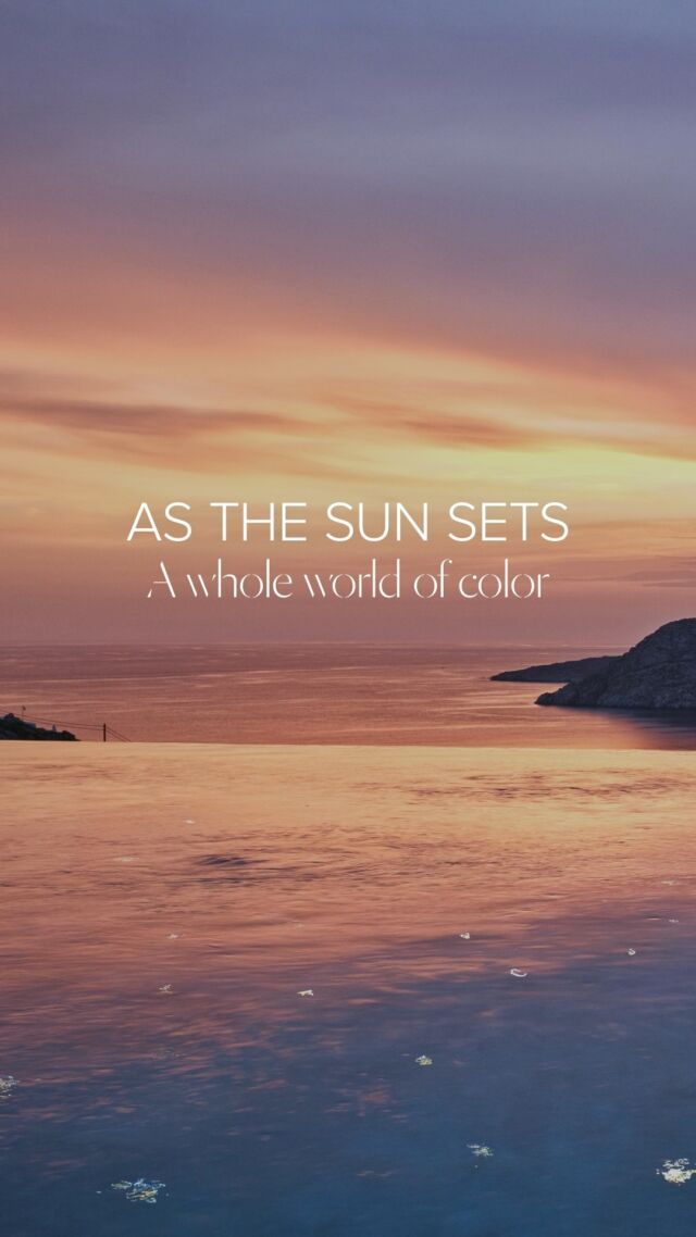 Witness the magic of nature from our panoramic deck, as a symphony of hues dances across the sky. Let the mesmerizing colors of the Mykonian sunset sweep you away and ignite your wanderlust. 

Discover more: link in bio.

@design_hotels
@myconiancollectionmagazine 
@myconiancollectionhotels

#MyconianAvaton
#MyconianCollection
#DesignHotels
